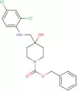 Benzyl 4-{[(2,4-dichlorophenyl)amino]methyl}-4-hydroxypiperidine-1-carboxylate