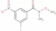 3-Iodo-N-methoxy-N-methyl-5-nitrobenzamide