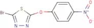 2-Bromo-5-(4-nitrophenoxy)-1,3,4-thiadiazole