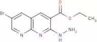 Ethyl 6-bromo-2-hydrazinyl-1,8-naphthyridine-3-carboxylate