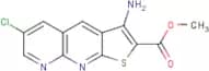 Methyl 3-amino-6-chlorothieno[2,3-b]1,8-naphthyridine-2-carboxylate