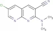 6-Chloro-2-(dimethylamino)-1,8-naphthyridine-3-carbonitrile