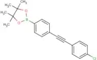 2-{4-[2-(4-Chlorophenyl)ethynyl]phenyl}-4,4,5,5-tetramethyl-1,3,2-dioxaborolane