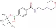 N-[2-(Morpholin-4-yl)ethyl]-4-(tetramethyl-1,3,2-dioxaborolan-2-yl)benzamide