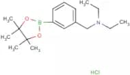 Diethyl({[3-(tetramethyl-1,3,2-dioxaborolan-2-yl)phenyl]methyl})amine hydrochloride