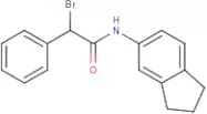 2-Bromo-N-(2,3-dihydro-1H-inden-5-yl)-2-phenylacetamide
