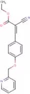 Ethyl-2-cyano-3-[4-(pyridin-2-ylmethoxy)phenyl]prop-2-enoate