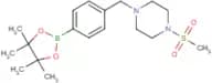 1-Methanesulfonyl-4-{[4-(tetramethyl-1,3,2-dioxaborolan-2-yl)phenyl]methyl}piperazine
