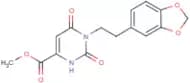 Methyl 1-[2-(2H-1,3-benzodioxol-5-yl)ethyl]-2,6-dioxo-1,2,3,6-tetrahydropyrimidine-4-carboxylate