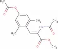 Methyl (2Z)-3-[4-(acetyloxy)-2,6-dimethylphenyl]-2-acetamidoprop-2-enoate