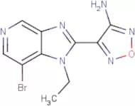 4-{7-Bromo-1-ethyl-1H-imidazo[4,5-c]pyridin-2-yl}-1,2,5-oxadiazol-3-amine