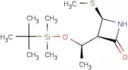 (3R,4R)-4-Methylthio-3-[(R)-1-((t-butyldimethylsilyl)oxy)ethyl]-2-azetidinone