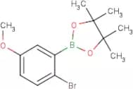 2-(2-Bromo-5-methoxyphenyl)-4,4,5,5-tetramethyl-1,3,2-dioxaborolane