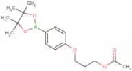 3-[4-(Tetramethyl-1,3,2-dioxaborolan-2-yl)phenoxy]propyl acetate