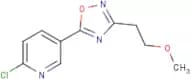 2-Chloro-5-[3-(2-methoxyethyl)-1,2,4-oxadiazol-5-yl]pyridine