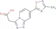 [7-(3-Methyl-1,2,4-oxadiazol-5-yl)[1,2,4]triazolo[4,3-a]pyridin-3-yl]acetic acid