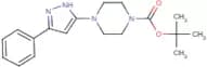 tert-Butyl 4-(3-phenyl-1H-pyrazol-5-yl)piperazine-1-carboxylate