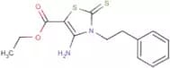 Ethyl 4-amino-3-(2-phenylethyl)-2-thioxo-2,3-dihydro-1,3-thiazole-5-carboxylate