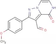 2-(4-Methoxyphenyl)-4-oxo-4,5-dihydropyrazolo[1,5-a]pyrazine-3-carbaldehyde