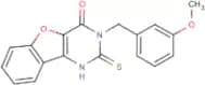 3-(3-Methoxybenzyl)-2-thioxo-2,3-dihydro[1]benzofuro[3,2-d]pyrimidin-4(1H)-one