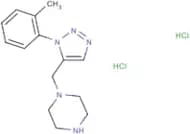 1-{[1-(2-Methylphenyl)-1H-1,2,3-triazol-5-yl]methyl}piperazine dihydrochloride