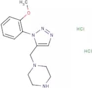 1-{[1-(2-Methoxyphenyl)-1H-1,2,3-triazol-5-yl]methyl}piperazine dihydrochloride