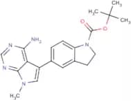 tert-Butyl 5-{4-amino-7-methyl-7H-pyrrolo[2,3-d]pyrimidin-5-yl}-2,3-dihydro-1H-indole-1-carboxylate