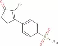 2-Bromo-3-(4-methanesulfonylphenyl)cyclopent-2-en-1-one