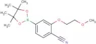 2-(2-Methoxyethoxy)-4-(tetramethyl-1,3,2-dioxaborolan-2-yl)benzonitrile