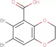 6,7-Dibromo-2,3-dihydro-1,4-benzodioxine-5-carboxylic acid