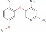 5-(2-Bromo-5-methoxyphenoxy)pyrimidine-2,4-diamine