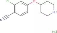 2-Chloro-4-(piperidin-4-yloxy)benzonitrile hydrochloride