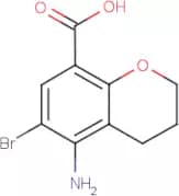 5-Amino-6-bromo-3,4-dihydro-2H-1-benzopyran-8-carboxylic acid