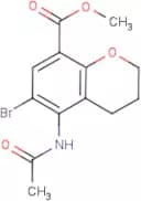 Methyl 6-bromo-5-acetamido-3,4-dihydro-2H-1-benzopyran-8-carboxylate