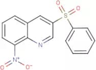 3-(Benzenesulfonyl)-8-nitroquinoline