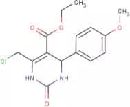 Ethyl 6-(chloromethyl)-4-(4-methoxyphenyl)-2-oxo-1,2,3,4-tetrahydropyrimidine-5-carboxylate