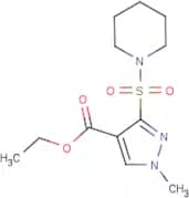 Ethyl 1-methyl-3-(piperidine-1-sulfonyl)-1H-pyrazole-4-carboxylate