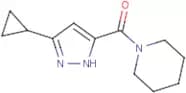 1-(3-Cyclopropyl-1H-pyrazole-5-carbonyl)piperidine