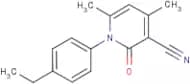 1-(4-Ethylphenyl)-4,6-dimethyl-2-oxo-1,2-dihydropyridine-3-carbonitrile
