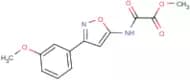 Methyl {[3-(3-methoxyphenyl)-1,2-oxazol-5-yl]carbamoyl}formate