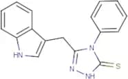 5-(1H-Indol-3-ylmethyl)-4-phenyl-2,4-dihydro-3H-1,2,4-triazole-3-thione