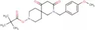 2-[(4-Methoxyphenyl)methyl]-3,5-dioxo-2,9-diazaspiro[5.5]undecan-9-yl 2,2-dimethylpropanoate