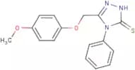 5-[(4-Methoxyphenoxy)methyl]-4-phenyl-2,4-dihydro-3H-1,2,4-triazole-3-thione
