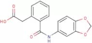 2-{2-[(1,3-Benzodioxol-5-ylamino)carbonyl]phenyl}acetic acid