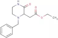 Ethyl 2-(1-benzyl-3-oxopiperazin-2-yl)acetate