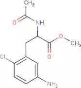 Methyl 3-(5-amino-2-chlorophenyl)-2-acetamidopropanoate