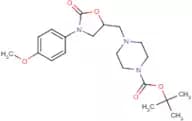 tert-Butyl 4-{[3-(4-methoxyphenyl)-2-oxo-1,3-oxazolidin-5-yl]methyl}piperazine-1-carboxylate