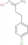 (E)-3-(4-chlorophenyl)-N'-hydroxypropanimidamide