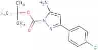 tert-Butyl 5-amino-3-(4-chlorophenyl)-1H-pyrazole-1-carboxylate