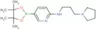N-[3-(pyrrolidin-1-yl)propyl]-5-(tetramethyl-1,3,2-dioxaborolan-2-yl)pyridin-2-amine